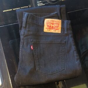 Levi's Men's Dark Gray Slim Straight Jeans